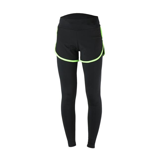 ARSUXEO Women Yoga Running Pants Two-Piece Compression Tights Elastic Exercise Trousers