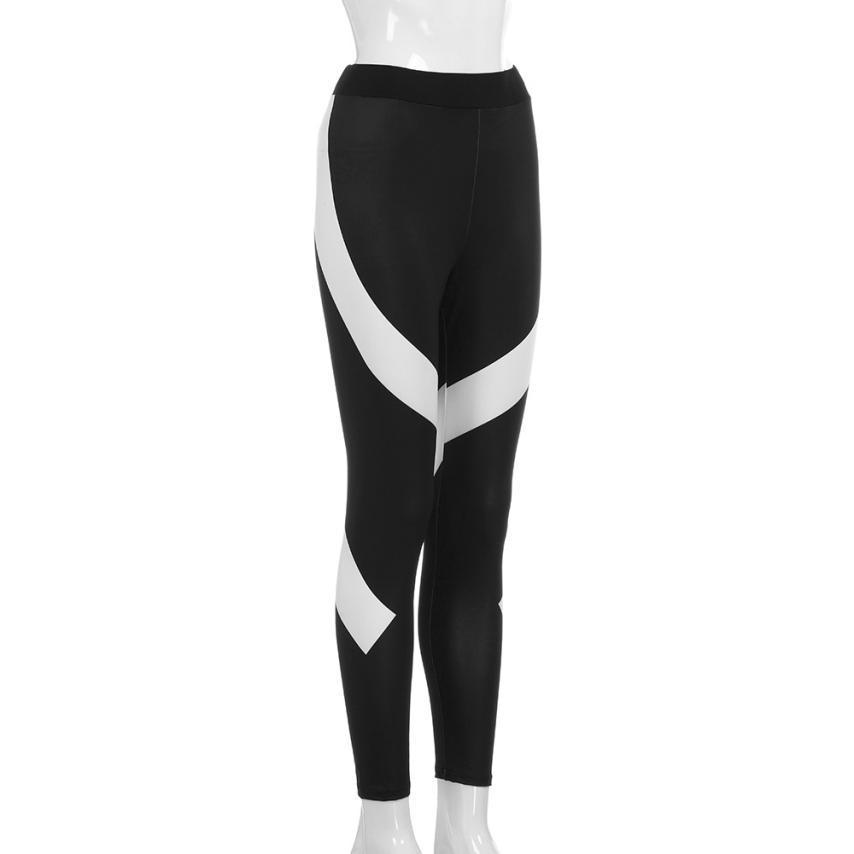 Spliced High Waist Workout Leggings