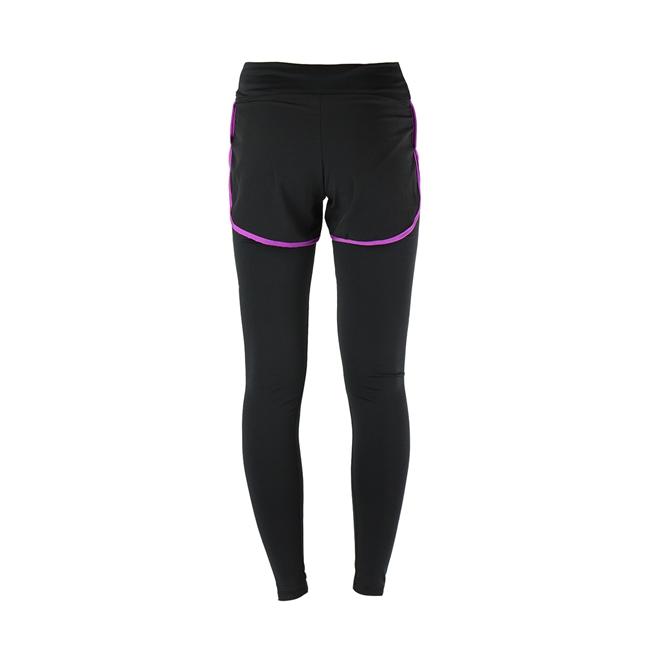 ARSUXEO Women Yoga Running Pants Two-Piece Compression Tights Elastic Exercise Trousers