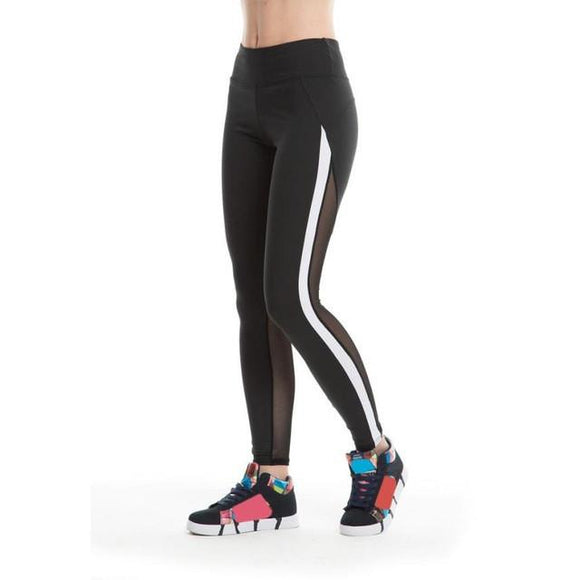 Sports Patchwork Compression Leggings