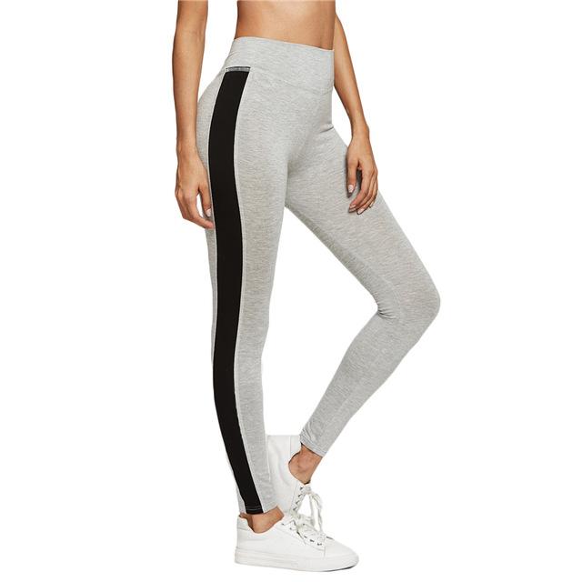 Panel Side Heather Knit Leggings