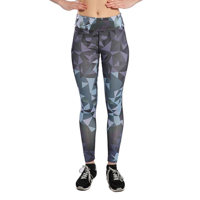 3D Prismatic Print Sport Fitness Leggings