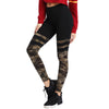 Camo Stitching Casual Leggings