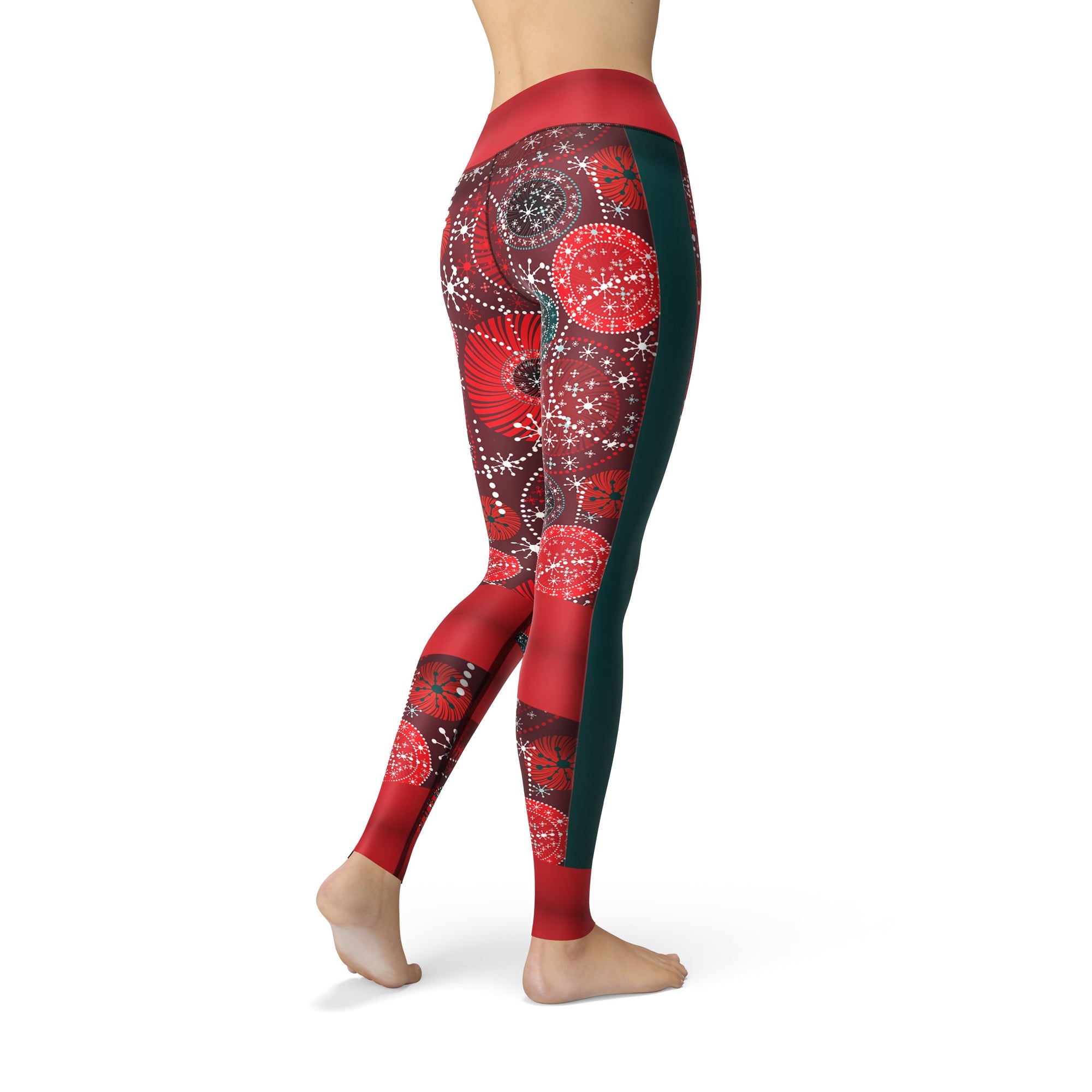 Seasonal Holiday Ornaments Leggings