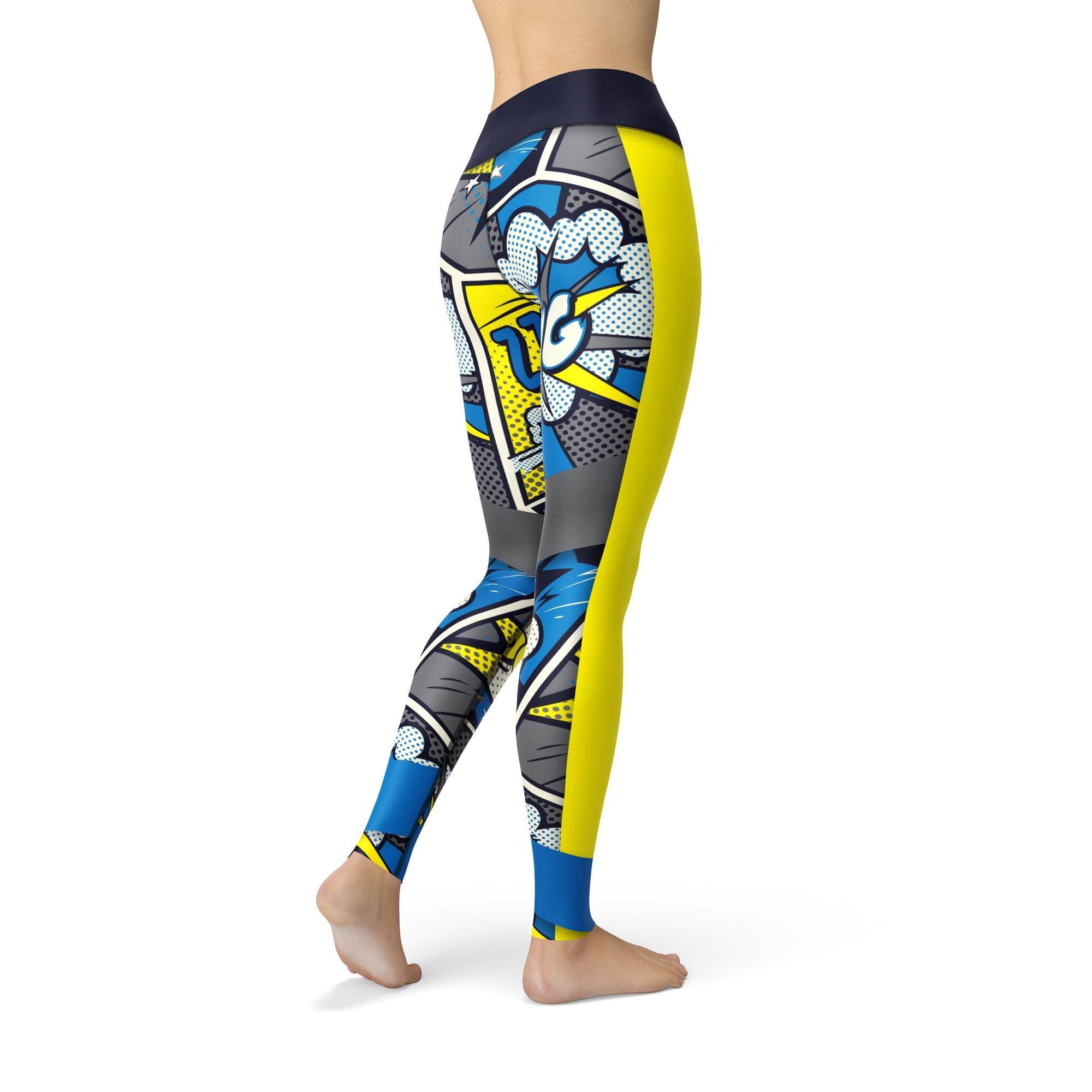Abstract Comic Strip Leggings