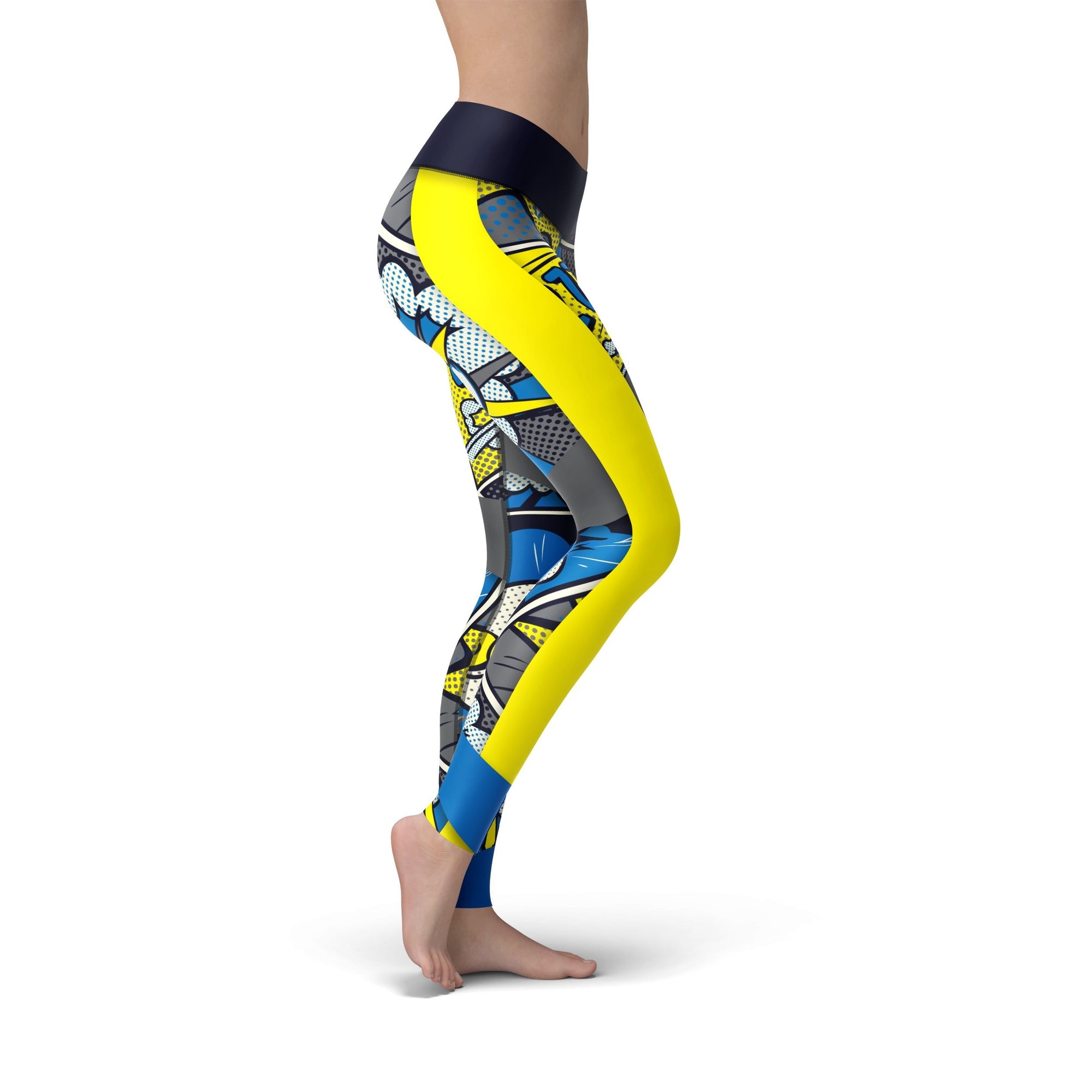 Abstract Comic Strip Leggings